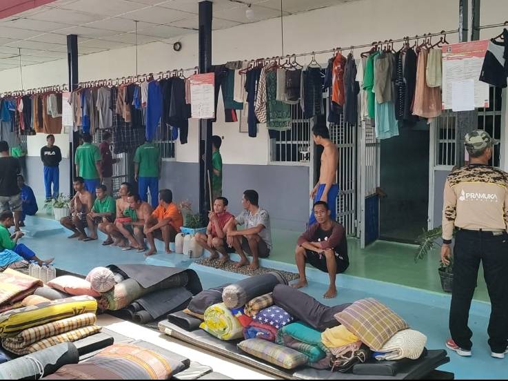 Lapas Kelas Kelas IIA Pematangsiantar Wujudkan Budaya Bersih Warga Binaan.