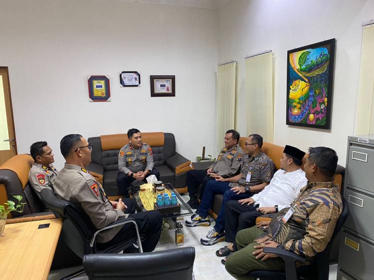 Waka Polres Tebing Tinggi Silaturahmi Dengan Bank Sumut Syariah