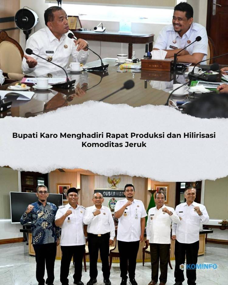Rapat Kordinasi Hilirisasi Komoditas &  Peduli Petani Jeruk di Tanah Karo