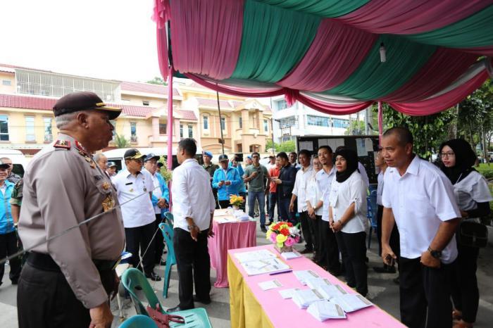 Kapoldasu Tinjau TPS, Suasana Pencoblosan Masih Kondusif 