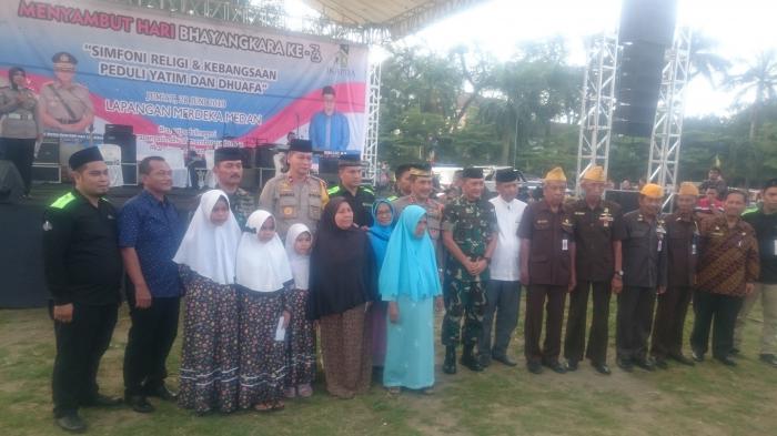 Polda Sumut Santuni Veteran dan Kaum Dhuafa 