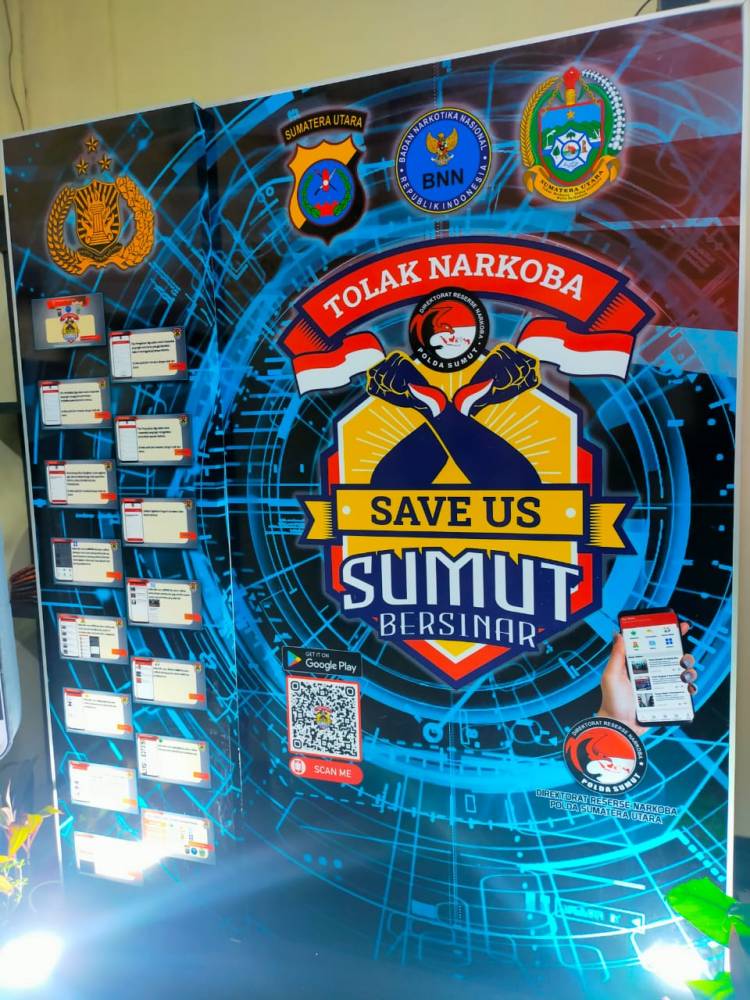 Polda Sumut Cegah Peredaran Narkoba Melalui Aplikasi Sumut Bersinar