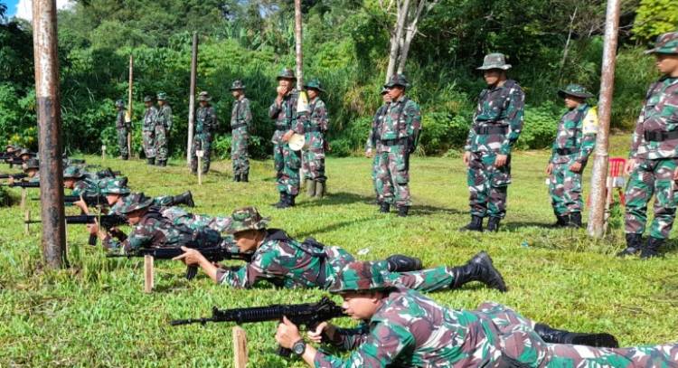 ASAH KEMPAUAN PERSONIL, KODIM 0304/AGAM LATIHAN MENEMBAK TW-II TA. 2023