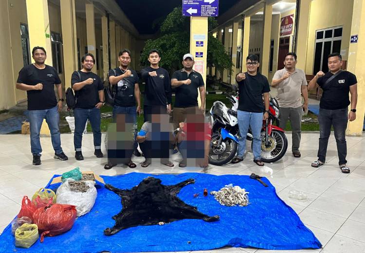 Satreskrim Polres Simalungun Ungkap Perdagangan Satwa Dilindungi