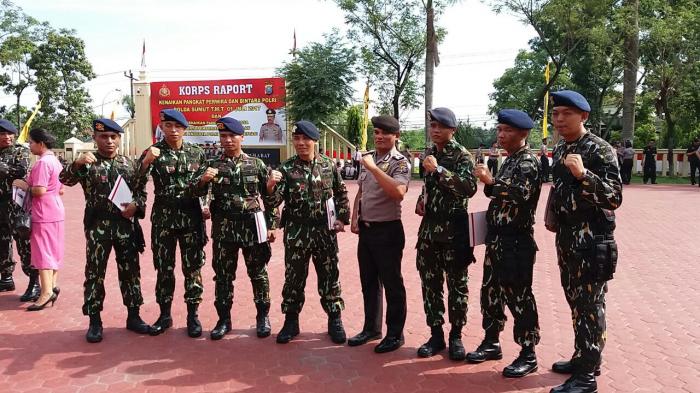 177 Anggota Polri Termasuk 4 Anggota Brimob Dapat Kenaikan Pangkat 