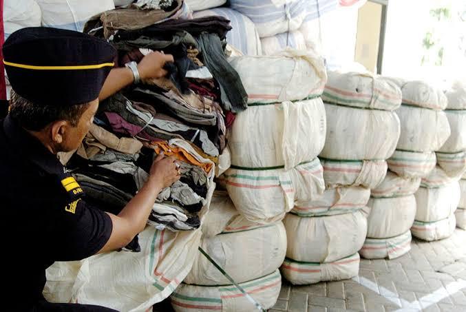 Poldasu Tangkap 2.200 Pasang Sepatu Bekas Impor