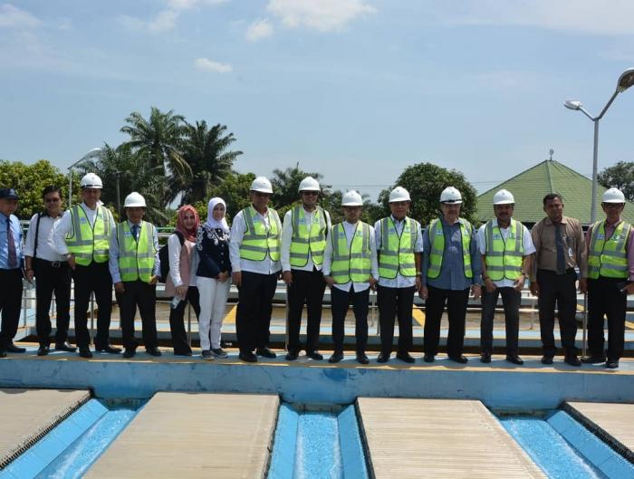Dewan Pengawas Kunjungi IPA dan Cabang Pelayanan PDAM Tirtanadi