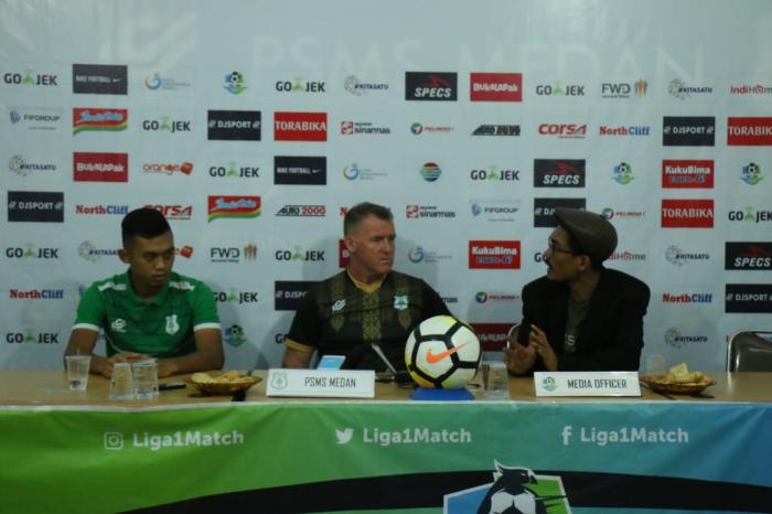 Menjamu PSM, Peter Butler Yakin PSMS Menang 