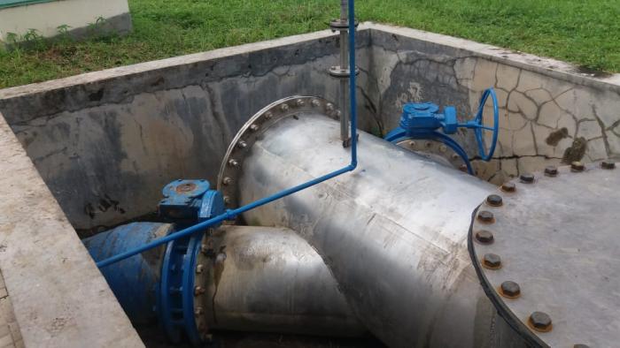 Suplai Air Terganggu, PDAM Umumkan Butterfly Valve IPAM Sunggal dalam Perbaikan 