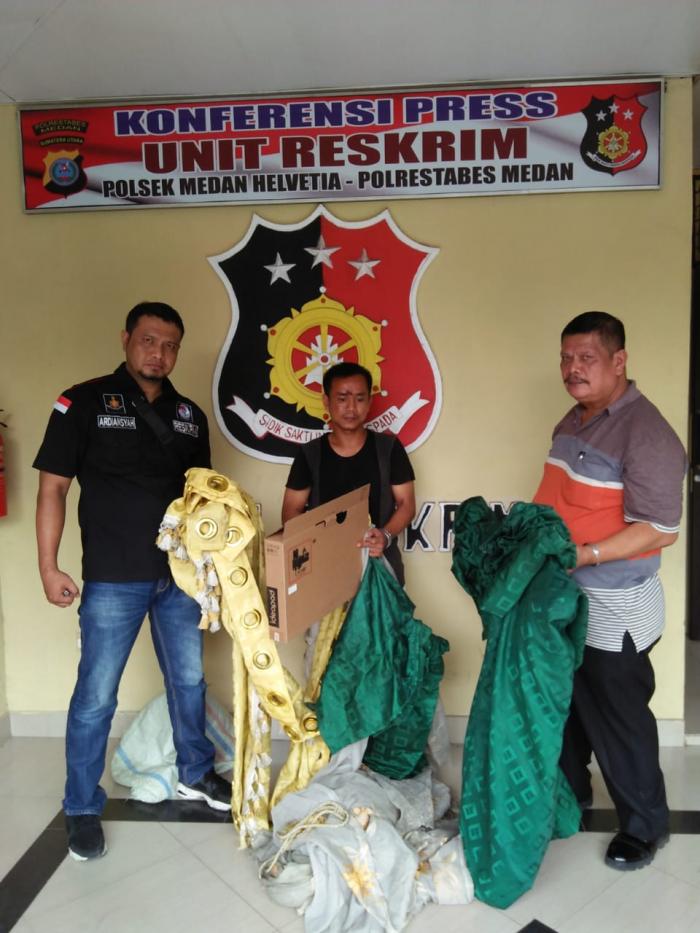 Pegasus Polsek Medan Helvetia Ringkus Pembobol Kantor Notaris
