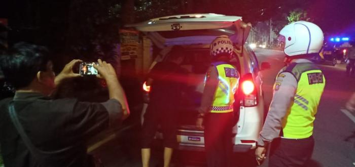 Antisipasi Kejahatan Jalanan, Polsek Medan Kota Gelar Razia Dini Hari