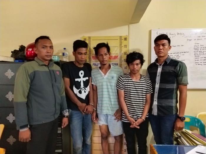 Gerebek Rumah di Gang Pisang, Polsek Kota Kisaran Amankan 3 Tersangka Bandar Narkoba