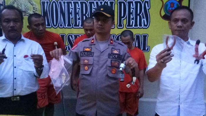 Polsek Medan Sunggal Tembak Spesialis Pencuri Mobil Pick-up