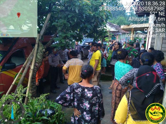 Sungai Lau Tuntungan Meluap, 8 Korban Hanyut Ditemukan Selamat