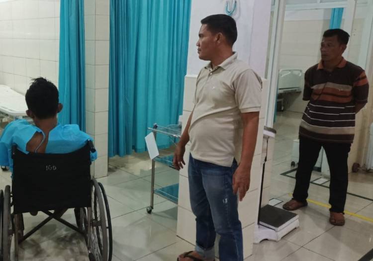 Pelaku Curanmor yang Dimassa Warga Diboyong ke Polsek Medan Area