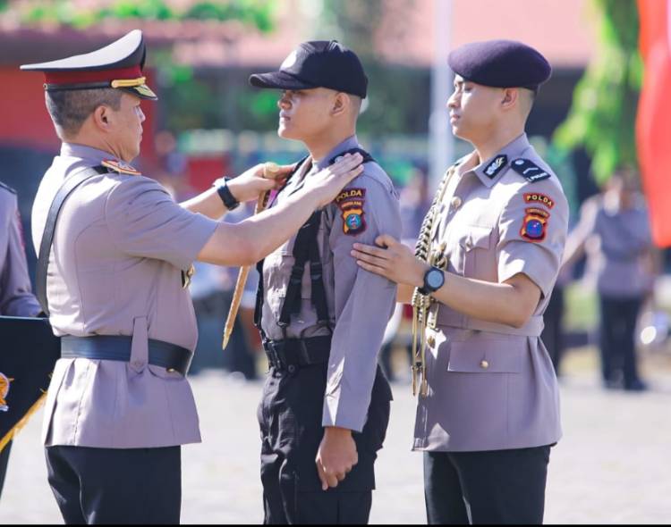 Kapolda sumut : Tekankan Kepada Siswa Bintara Agar Menjadi Polisi Terampil dan Berwibawa
