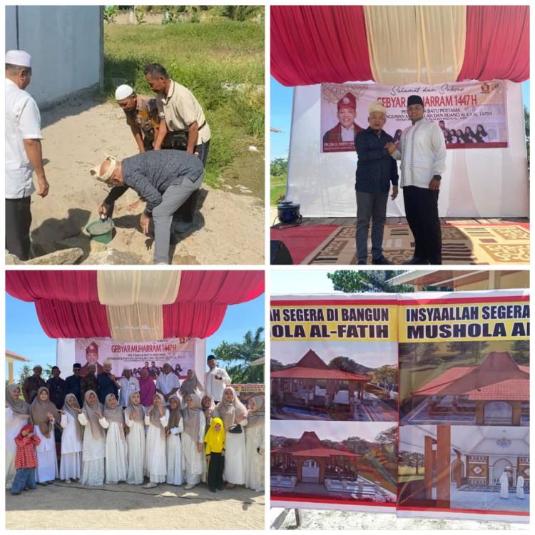 Yayasan Pendidikan Islam Al Bay Haqi Laksanakan Peletakan Batu Pertama Musholla & Aula SD Al Fatih