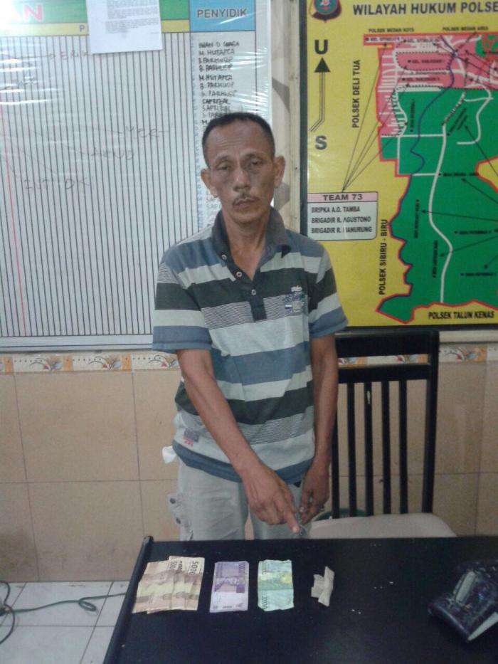 Pengedar Ganja Ditangkap Polsek Patumbak Saat Tunggu Pembeli