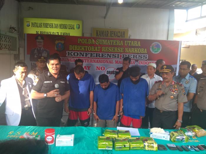Poldasu Tembak Mati Tiga Sindikat Sabu Internasional, Seorang WN Malaysia