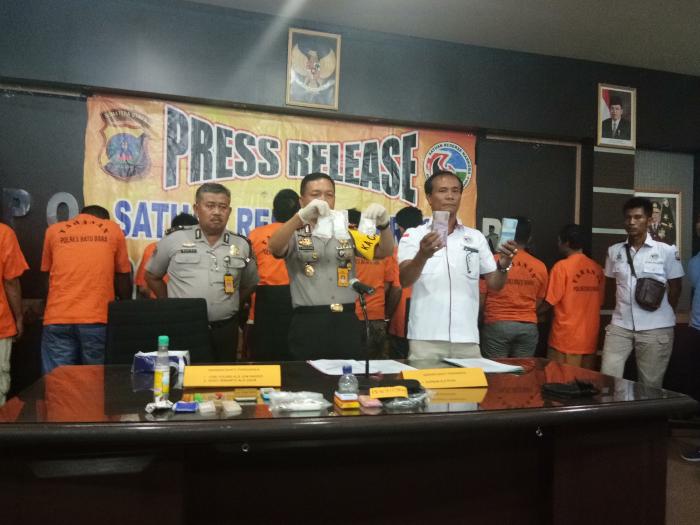 12 Sindikat Narkoba Jaringan Batu Bara Diungkap  Desa Simpang Gambus Jadi TO 