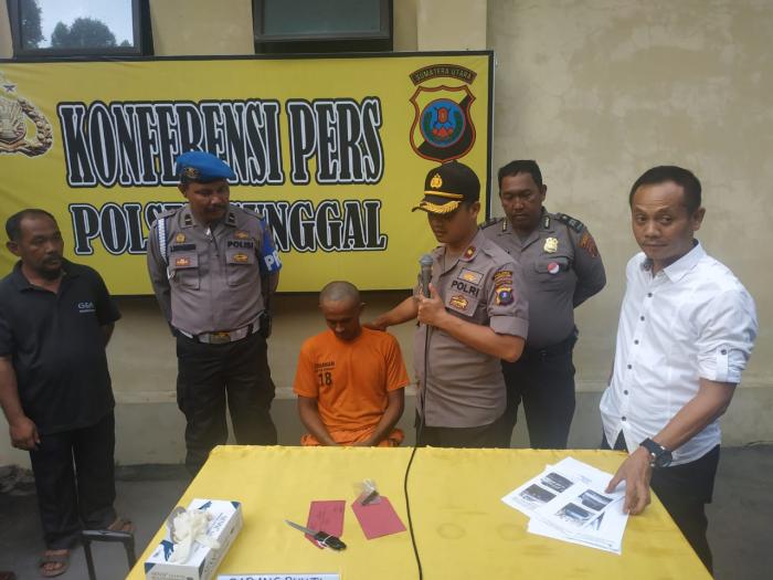 Spesialis Pencuri Mobil Ditembak Polsek Sunggal 