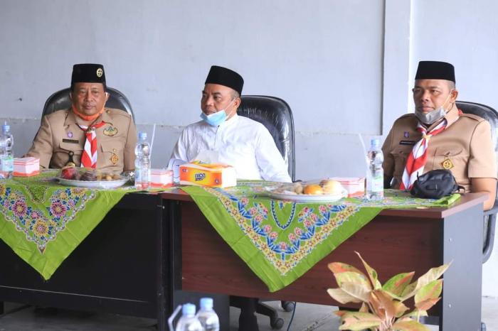 Bupati Labuhanbatu Membuka Penyegaran Pelatih dan Pembina Kwartir Cabang Gerakan Pramuka 05 