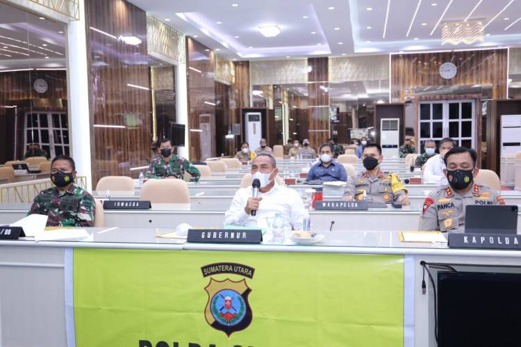 Arahan Penanganan Covid-19, Gubsu Apresiasi Kapolda