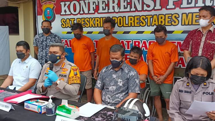 Polrestabes Medan Ungkap Sindikat Curanmor 21 Kali Beraksi