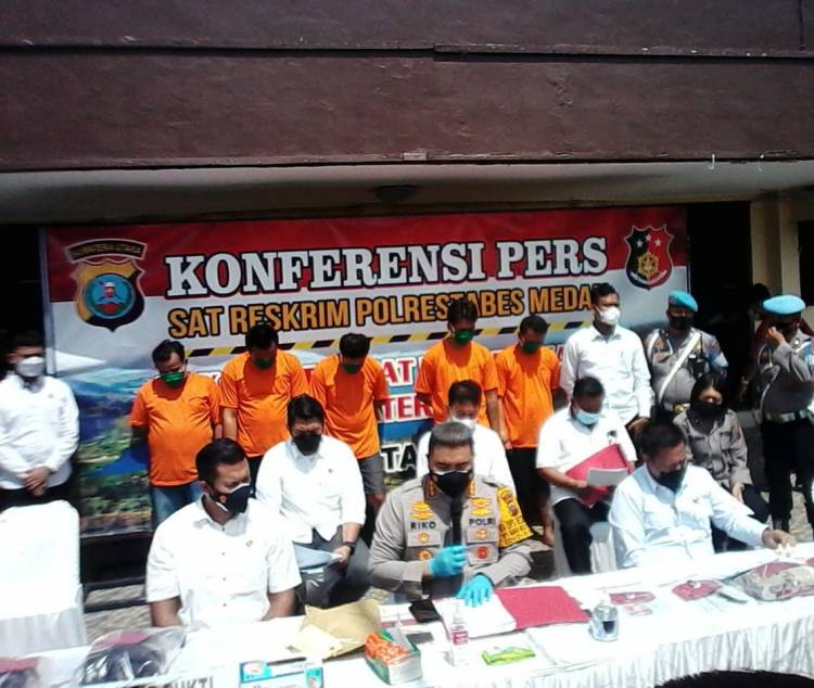 5 Tersangka Penyiraman Air Keras Wartawan Ditangkap