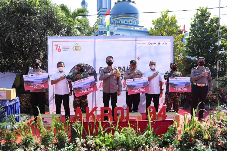 Serentak di Indonesia, Alumni Akpol 94 Tunggal Panaluan Bantu Warga Terdampak Covid-19