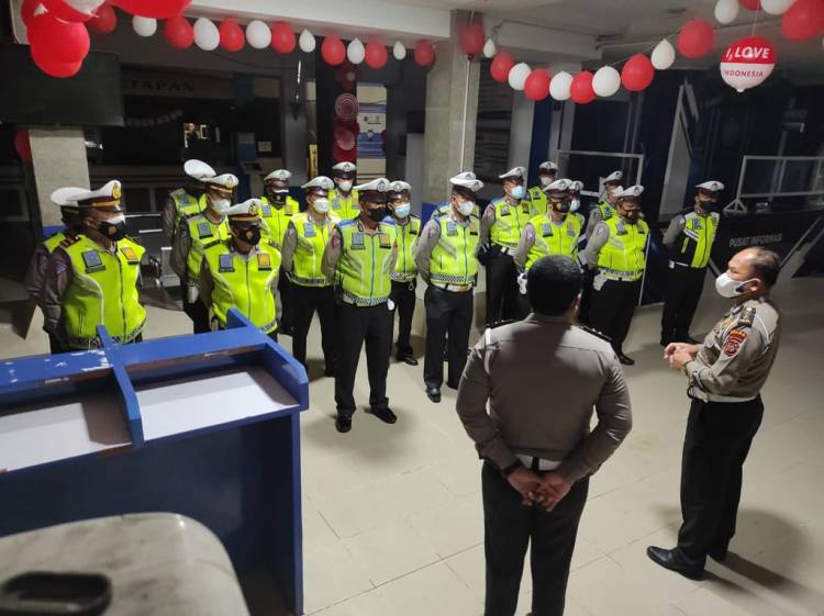 25 Personel Ditlantas Poldasu BKO ke Polres Pematang Siantar