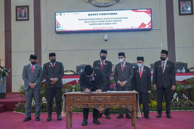 KUA-PPAS P-APBD Medan 2022 Diteken