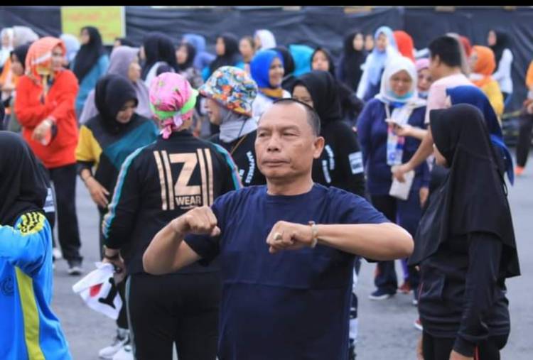 KORMI Labuhanbatu, Adakan Senam Sehat