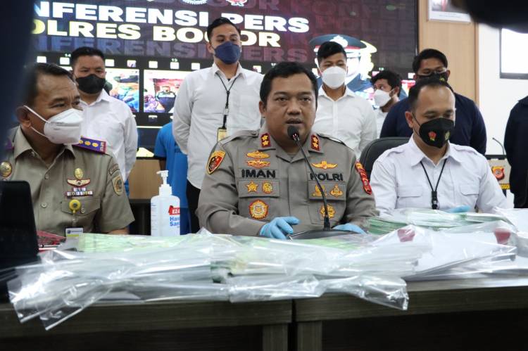 6 Orang Mafia Tanah Diringkus Polres Bogor
