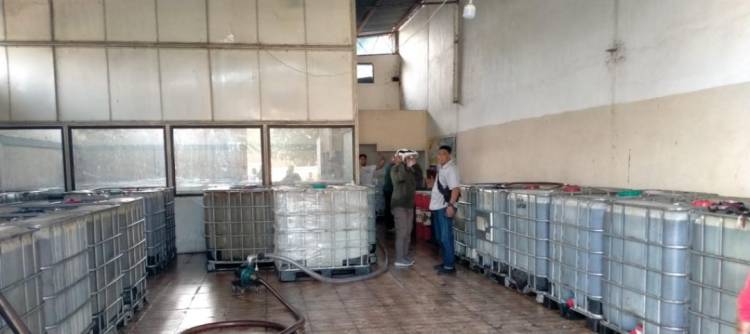 Intel Kodim 0201/Mdn Amankan 60 Ton Solar Subsidi dari Gudang Penimbunan di Medan Beli