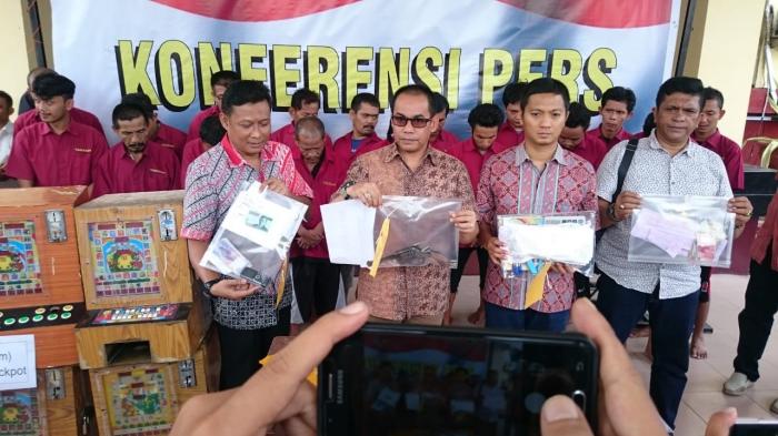 Poldasu Amankan Senpi Rakitan dari Bandar Togel, 19 Orang Ditangkap 