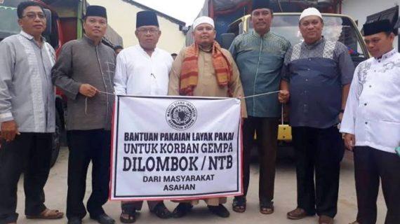 Dua Truk Bantuan dari Asahan Dikirim ke Korban Lombok
