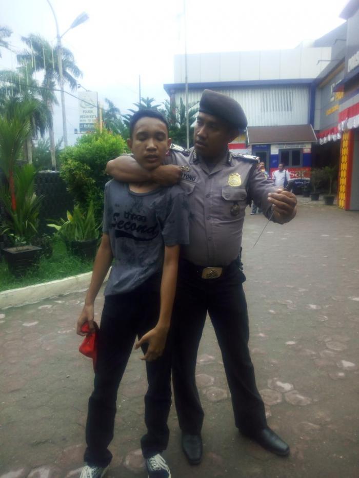 Buat Rusuh dan Bawa Sajam, Tiga Pendukung PSMS Ditangkap