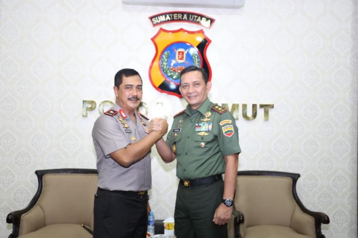 Kapolda Sumut Terima Kunjungan Pangdam I/BB