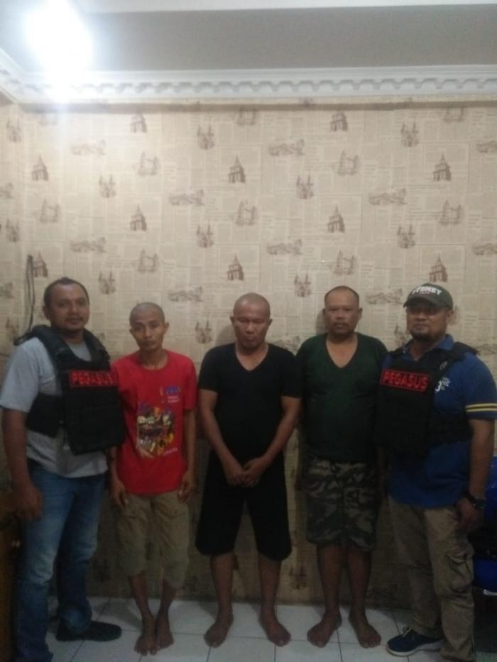 Polsek Patumbak Amankan Tiga Pemakai Sabu