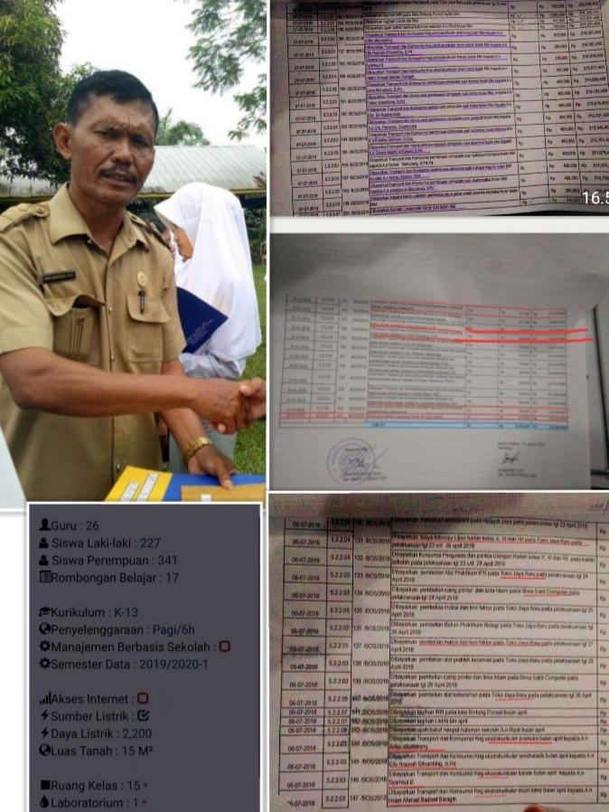 Kepsek SMAN 1 Bandar Khalifah Serdang Bedagai Diduga Korupsi Dana Bos