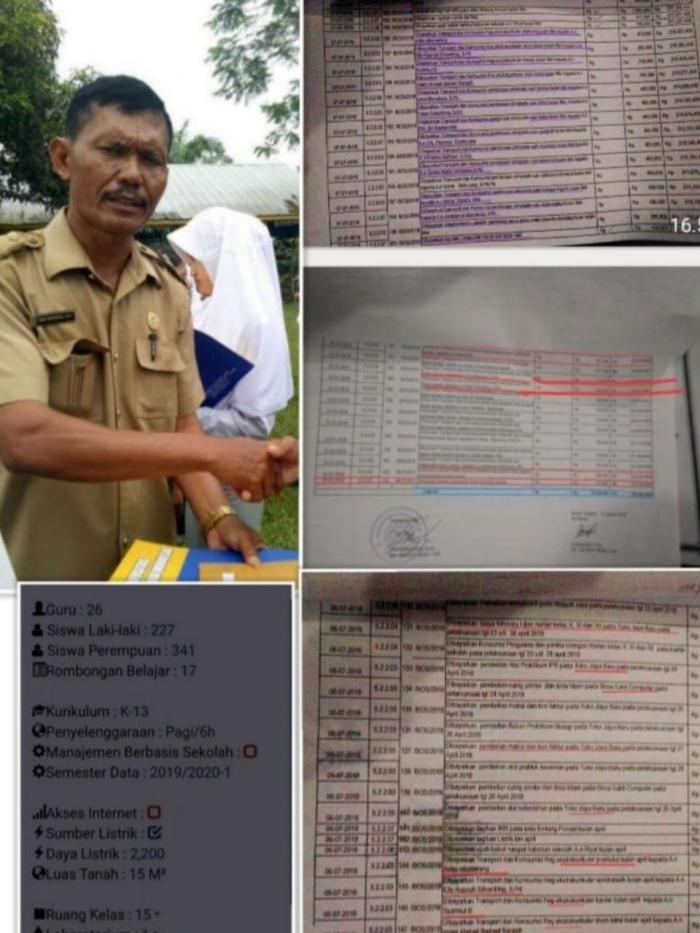 Kepsek SMAN 1 Bandar Khalifah Diduga Korupsi 