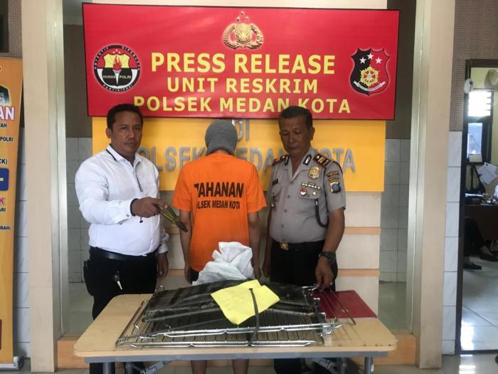 Polsek Medan Kota Ringkus Pembobol Rumah