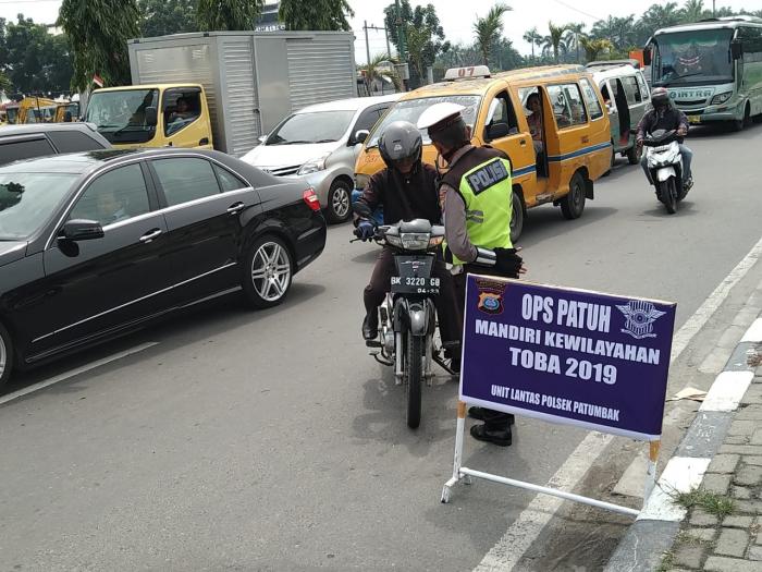 Ops Patuh Toba 2019, Poldasu Keluarkan 34.314 Set Tilang 