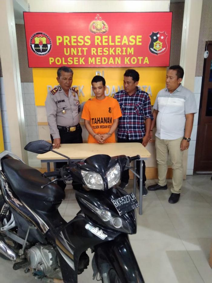 Polsek Medan Kota Ringkus Pelaku Curas