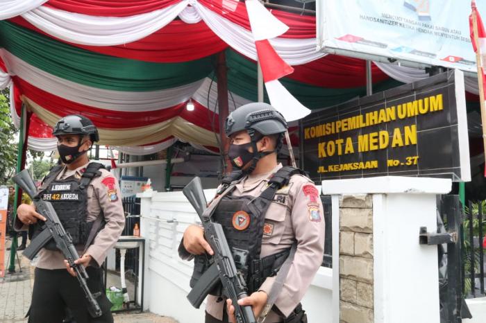 3.824 Personel Poldasu Amankan Pilkada Serentak di Sumut
