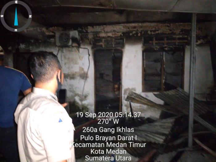 1 Unit Rumah di Kompleks Pemda Terbakar