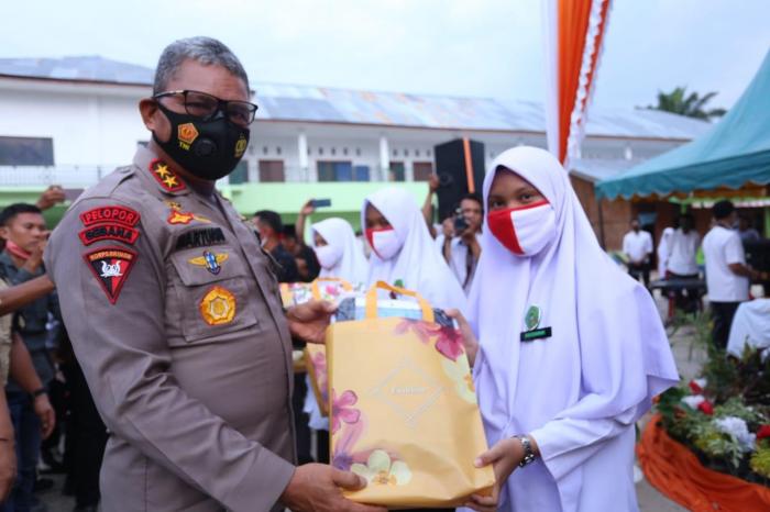 Kapolda Sumut Resmikan Kampung Tangguh 'Ika Bina En Pabolo'