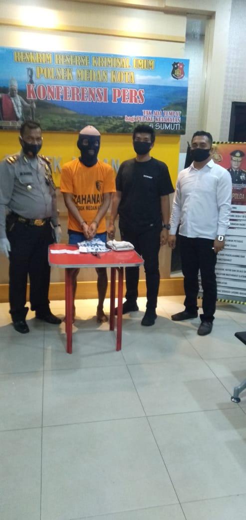 Polsek Medan Kota Ringkus Pembongkar Rumah