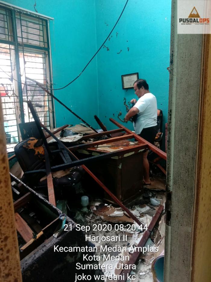 Rumah di Villa Mutiara Terbakar, Satu Orang Terluka